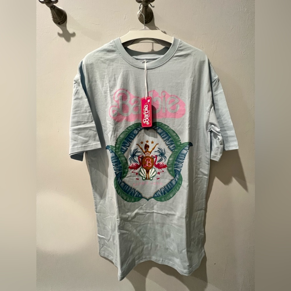 Barbie oversize tshirt size Xs New with tags!
